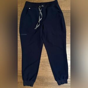 Figs navy high waisted Zamora joggers medium/petite.